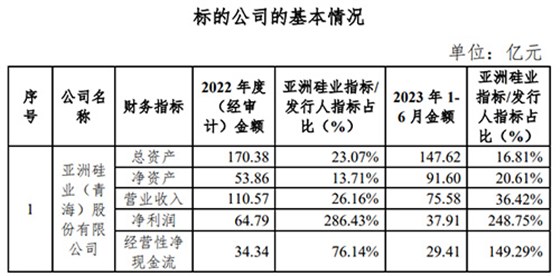 亚洲硅业的基本